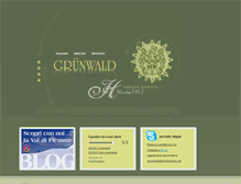 Tablet Screenshot of hotelgrunwald.it